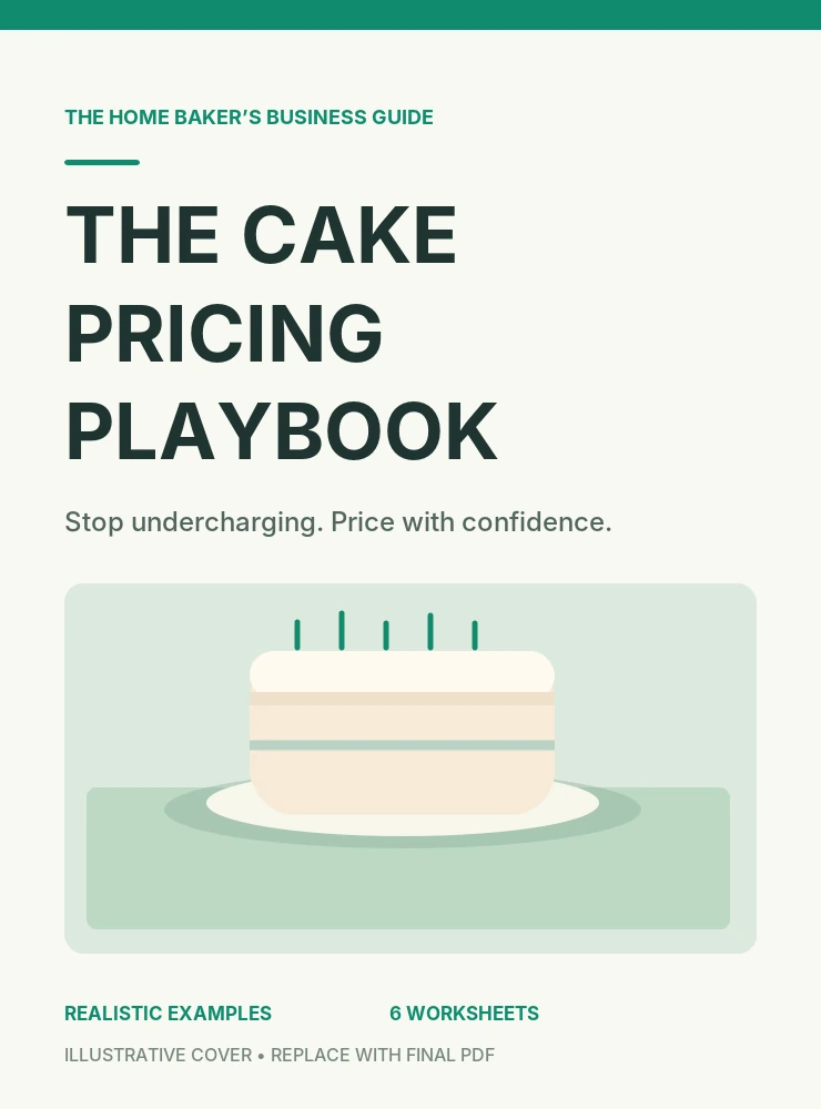 Preview of the Cake Pricing Playbook cover